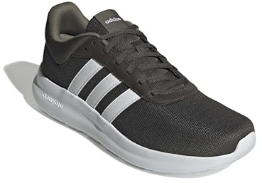 adidas Herren LITE Racer 4.0 Shoes, Shadow Olive/Cloud White/Olive strata, 46 EU