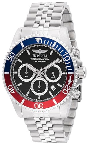 Invicta Pro Diver Montre Homme Mouvement à Quartz en Acier Inoxydable - 43mm