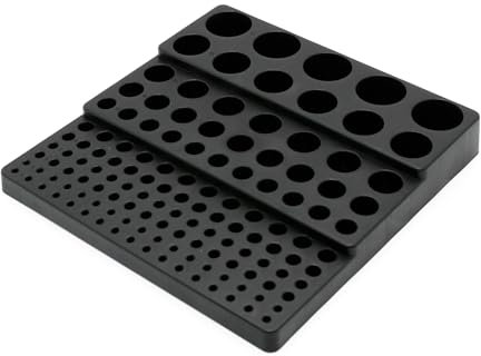 Drill Bit Storage Box Milling Cutter Drill Finishings Holder Organizers Case 131 Hole for 4-32mm Milling Cutter