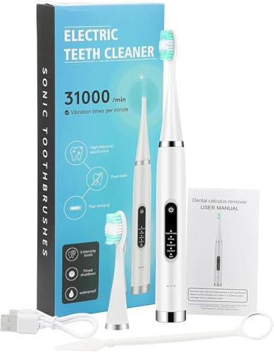 Travel Dental Care Kit Plaque Cleaning Tool for Home Use, Sonic Toothbrush, Teeth Cleaning Tool for Men Women Kids and Pet Care, Protect Your Dental Health