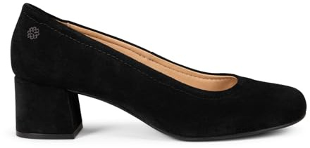 Escarpins en Cuir pour Pieds Larges Noir, EU 38