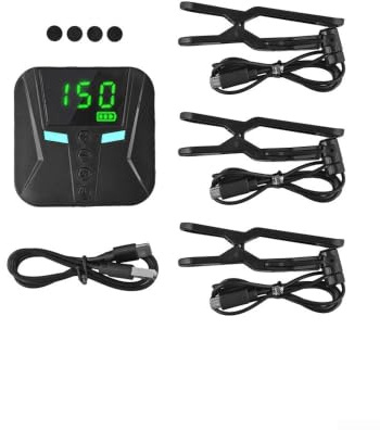 USB-C Auto Clicker för telefoner, höghastighetsskärmdapp med 150 växelinställningar, ABS automatisk kranenhet för direktsändningar och appuppgifter (värd 1 + 3 klick)
