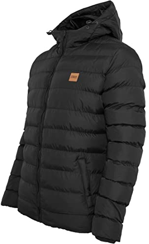 Urban Classics Homme Basic Bubble Jacket, Noir (Black/Black/Black), 4XL Grande taille EU