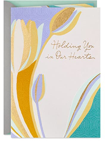 Hallmark Sympathy Card from Both or from All (Holding You In Our Hearts)