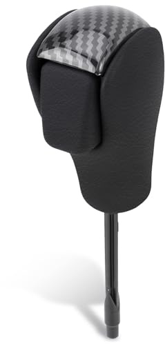 AUTOKAY Carbon Fiber Automatic Gear Shift Knob Shifter Fits for BMW E46 E39 E36 E60/E61 E38
