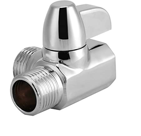 Válvula de Desvío Brazo Ducha,Válvula Desviadora Vias Valvula Mezcla Ducha Desviador Metal Sólido para Cabezal Mano y Rociador Fijo Universal Baño Pieza Repuesto 3Vías Totalmente Metálica G1/2 Cab