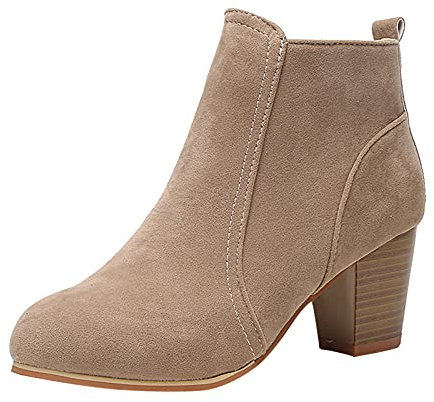 Toe Up Boots Shoes Printed Zipper Zip Vintage Women's Round Short Damenstiefel Schuhspanner Herren Holz