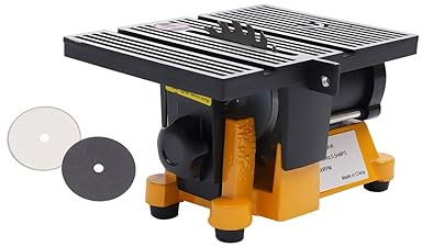 Portable Bench Top Saw - Electric DIY Miniature Table Saw for Woodworking & Crafts (19x14.2x11.6cm)