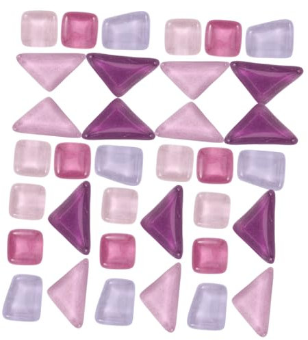 Yardenfun DIY Liefert 1 Satz Mosaik-Patch graceling gracy Bunt Pool-Mosaike Rätsel Dekor Mosaikfliesen Mosaik-Edelsteine Kristall Material freier Stein Kunsthandwerk Glasbaustein