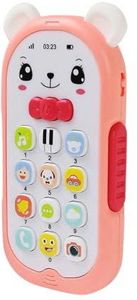 Leksakstelefon Låtsasmobiltelefon Med Och Ljud | Tidiga Lärandeleksaker För , Bil, Resa, Barnvagn, Barnstol, Klassrum, Lekrum, Pojkar, Flickor, Förskola, Förskolebarn,