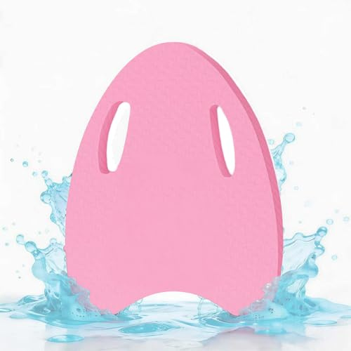 Swimming Kickboard, Swimming Board, Pool Floats for Adults, Swim Training Equipment, Swim Exercise Kickboard for Beginners, Foam Swimming Board (Pink, Buoyant Under 90kg, A-Shaped Board)