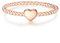 GLANZSTÜCKE MÜNCHEN Damen-Ring Herz Sterling Silber rosévergoldet - Damen-Schmuck Freundschafts-Ringe dünner Steck-Ring Herzring