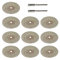 10 Stücke 16mm-50mm Mini Sharp Diamant Cut Off Drehwerkzeug Trennscheibe Scheiben DIY Werkzeuge Zubehör Für,40mm 10St