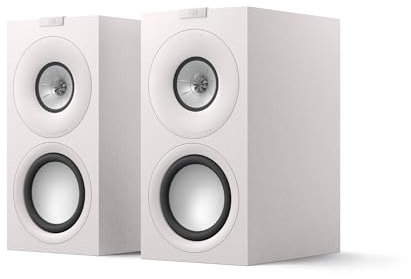 KEF Q Concerto Meta Altavoces de sobremesa pasivos HiFi, Blanco Sat. | Música | Televisión y Home Cinema | Gaming | Reflector de Graves tridireccional | Transductor Uni-Q 10cm con Mat | LF 16,5cm