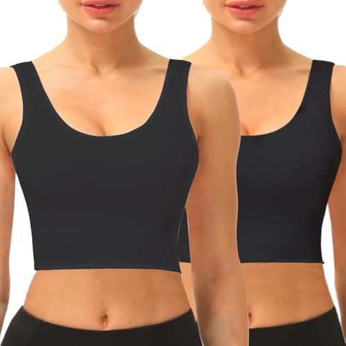 SIMIYA Women Seamless Sports Bra Wireless Compression Bra Without Pading