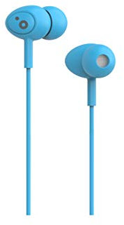 Sunstech Pops | Auricular estéreo TPE con micrófono. Color Azul.