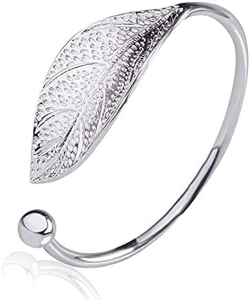 Taomeng Armband Blatt Charm Armbänder & Armreifen Für Frauen Verstellbar