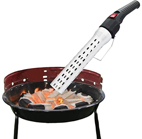Encendedor Barbacoa, Portátil Encendedor Eléctrico para Encienda Carbón o Leña Rápidamente, Multifunción Encendedor Comercial Casa para Chimenea Hoguera Horno para Pizzas(Color:A)