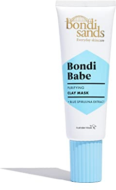 Bondi Sands Bondi Babe Clay Mask | Purifying mask | Suitable for sensitive skin | Vegan + Cruelty Free | 75 mL/2.53 Oz