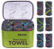 4Monster 6 Pack Microfibre Gym Towel with Accessory Bag, Quick Dry Travel Towel Super Lightweight, Ultra Absorbent for Sports Yoga Swimming Hiking Bath and Pool (6Pack, Army Green)