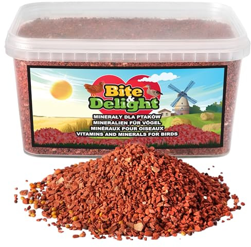Bite & Delight 1,2kg Vitamin & Mineral Mix for Birds & Pigeons – Essential Nutrient Blend – Supports Health, Energy & Feathers – 1000ml Mineral Feed