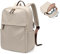 Laptop Rucksack für Damen, Arbeit, Reisen, College Wasserdicht Rucksack, Lässiger Tagesrucksack für Damen, Passend für 14 Zoll Notebooks (Aprikose)