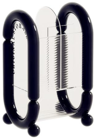 Belijoeuri,Organizer Trucchi,Portapennelli da Trucco,Porta Trucchi,Ideale per Matite Sopracciglia, Spugnette,Pennelli e Rossetti,Cassetto o Viaggio,Materiale Resistente e Facile da Pulire(Nero)