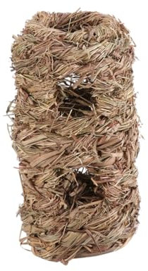 Yardwe Handgefertigtes Seegras-tunnelspielzeug Für Kleintiere Naturbelassene Gras-höhle Für Hamster Meerschweinchen Kaninchen Zum Verstecken Spielen Und Ausruhen