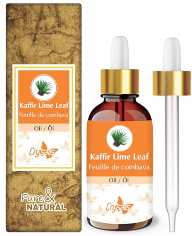 Crysalis Kaffir Lime Leaf Oil (Citrus Hystrix) 100% Natural Pure Undiluted Uncut Essential Oil 15ml