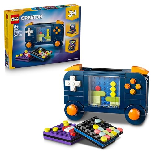 LEGO Creator 3 in 1 Console di Gioco Retrò - Giocattolo Trasformabile in Cabinato Arcade o Computer con Tastiera e Mouse - Idea Regalo per Gamer, Bambini e Bambine da 8 Anni in su - 31380