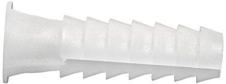 Cofan 07602006 Tacos, Blanco, 6 mm, Set de 100 Piezas