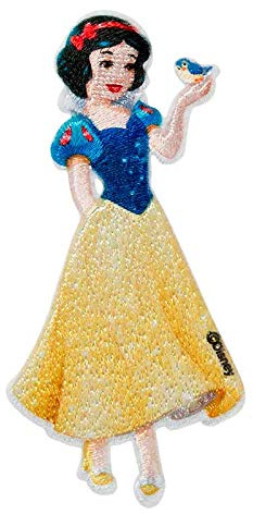 Mono Quick Disney prinsesstillämpningar, strykbild lappar Arielle Vaiana Mulan Belle UVM. (14083 – snövit)