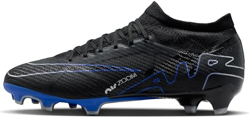 Nike Zoom Vapor 15 Academy FG/MG - Tenis de fútbol para Hombre, Black Chrome Hyper Royal, 48.5 EU