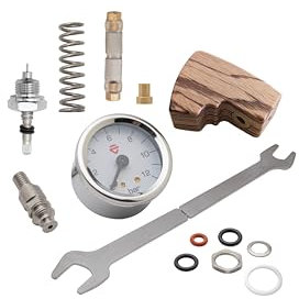 LELIT - Flow Control Upgrade Kit - Adjust and Monitor Water Flow For MaraX Coffee Machines - PLA2213 - Zebrano Wood