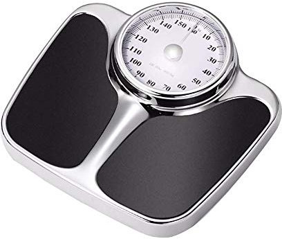 OZBME Báscula de baño con dial mecánico, báscula de baño mecánica analógica, báscula analógica Profesional, pesaje preciso, dial analógico fácil de Leer, sin baterías