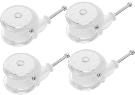 HONMEET 4pcs Replacement Walker Wheels Swivel Casters for Walkers Plastic Caster Wheels