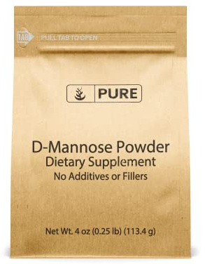 Pure Original Ingredients D-Mannose (4oz) Non-GMO, Dietary Supplement, Lab-Verified