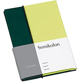 Semikolon 364858 Leporello Cutting Edge 12,2x17,7 cm - 13 Fotos 10 x 15 cm - Ziehharmonika-Fotobuch - forest kiwi