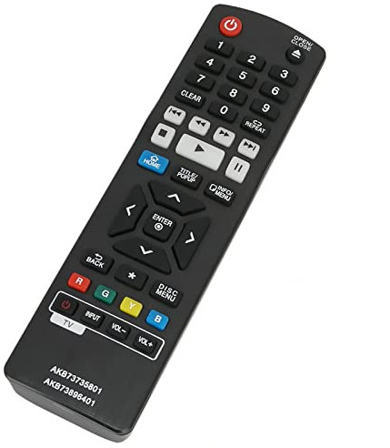 2IN1 AKB73735801 AKB73896401 Remplacement de la télécommande Convient pour LG Blu-Ray Disc Player BPM33 BP330 BP430 BP440 BP440N BP450 BP530 BP540 BP550 BP735 BPM54