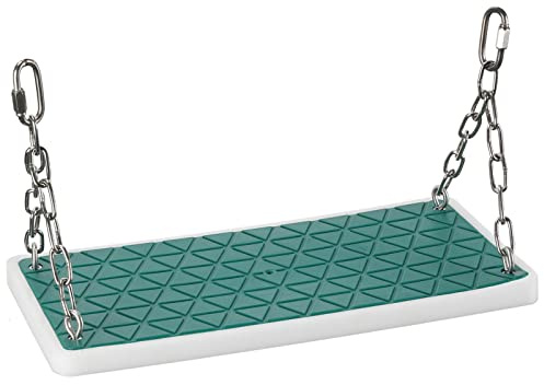 Dakzhou Swing Seat Heavy Duty, Non Slip Tree Swing Set Playground Swing Set Accessories for Kid Indoor Outdoor Backyard,Green