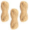 50 g Bast Raffia, 3 Stück Natur Raffiabast, Naturbast zum Basteln, Weben und Gärtnern, für Deko Geschenk Karton Pakete