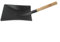 VRTYVEYBB Pala in ferro resistente con manico in legno, 40 cm, multiuso per camino, grill e forno per uso interno/esterno, design a paletta larga (L)