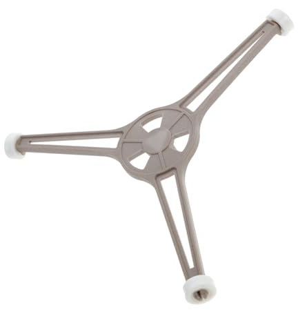 FUNNETOYU Microwave Turntable Roller Ring 16mm Height Triple Arm Stand Holder Replacement Oven Base Support Ring Compatible Glass Turntable Plate for Microwave Oven Accessories