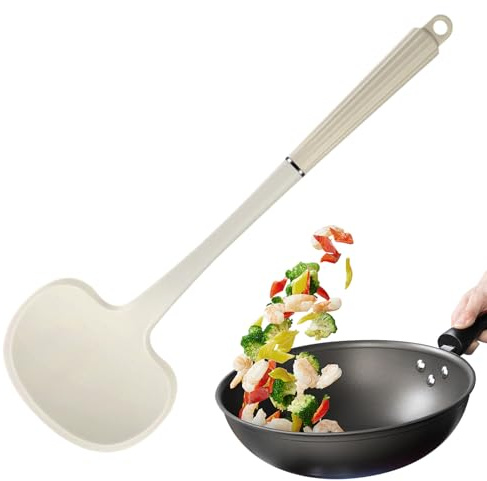 Spoon in silicone antiaderente – Cucchiai in silicone per cucinare | Spatola a forma di funghi antiaderente | Strumento da sala da pranzo da cucina per recuperare il raschiamento di cottura al pang