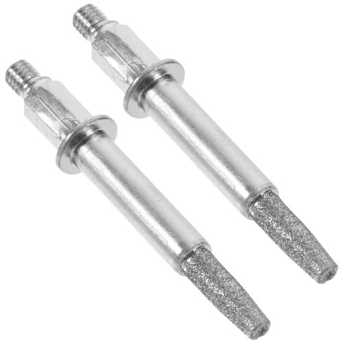 SEWACC Piedras de Afilar Motosierra 4.8 Mm, Kit 2 Piezas Brocas para Afilar Cadenas, Accesorio de Esmeril para Motosierras, Herramienta Portátil para Mantenimiento en Jardín