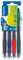 Pilot Pen 2605S4E - Gelschreiber G2, 4er Set, schwarz, rot, blau und grün
