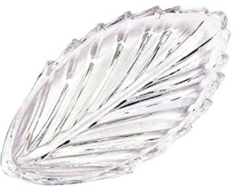 Coupe Fruit Forme de feuille Position de fruits assiette cristal en verre fruit assiette de feuille de feuille petite assiette de fruit assiette exquise assiette de fruits feuille Corbeille Fruit