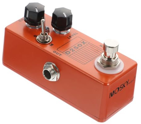 Toyvian 1stk Effektpedal Für Gitarre Gitarren-pedalkraft Mini Digitales Gitarrenpedal Multieffektpedale Für E-gitarre Pedalschalter Für Metall Teil Mehrere Effekte