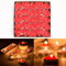 50 velas perfumadas decorativas en forma de corazón para fiestas, cumpleaños, propuestas, bodas, fiestas, 3,8 x 3,8 x 1 cm (rojo)