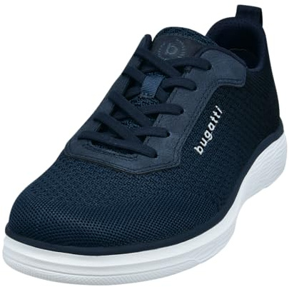 bugatti Men's Business Shoes, Men's Lace-Up, Dark Blue 4140, 10 Men